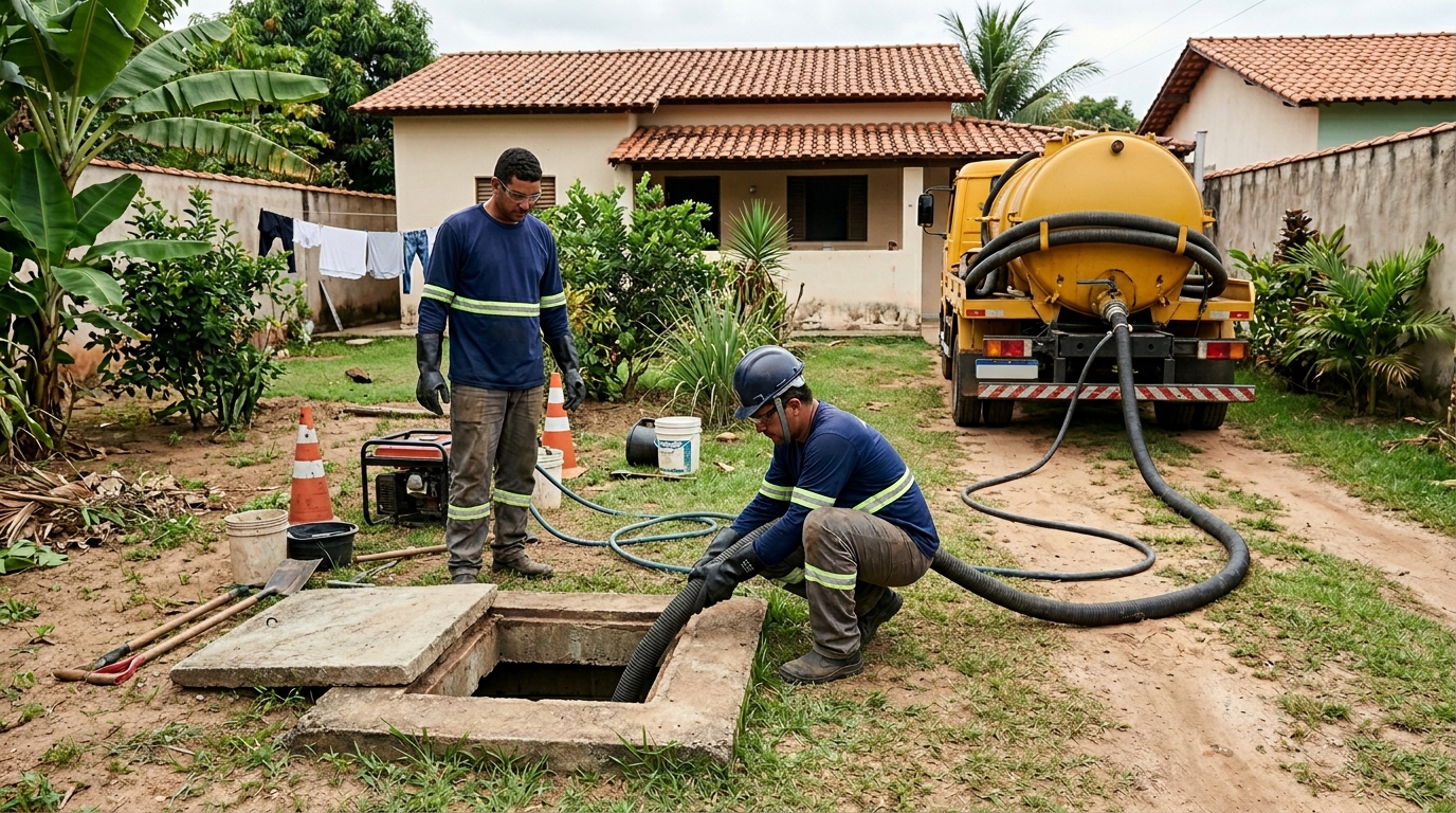 Desentupimento de fossa em Aracaju-SE